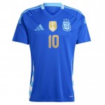 Günstige Fußballtrikots Argentinien Messi 10 Auswärtstrikot 2024 Kurzarm